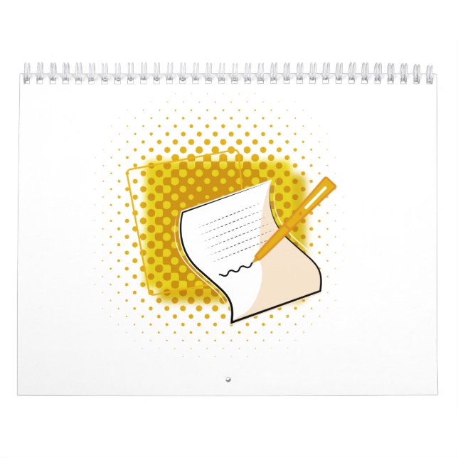 Writing Lover  Calendar (Cover)