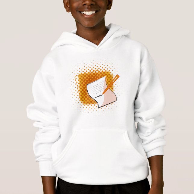 Writing Lover  Hoodie (Front)