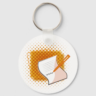 Writing Lover  Keychain