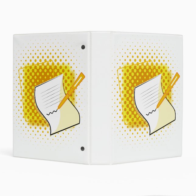 Writing Lover  Mini Binder (Background)