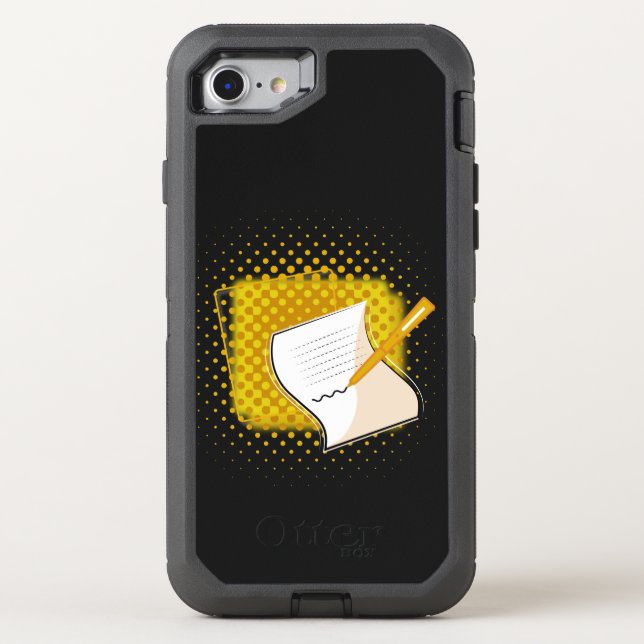 Writing Lover  Otterbox iPhone Case (Back)