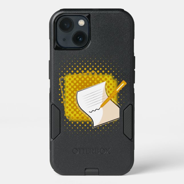 Writing Lover  Otterbox iPhone Case (Back)
