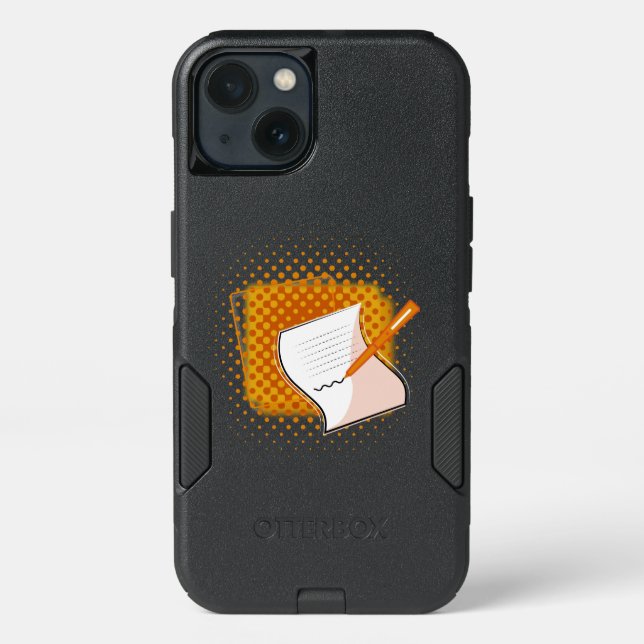 Writing Lover  Otterbox iPhone Case (Back)