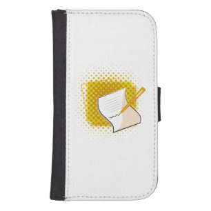 Writing Lover  Galaxy S4 Wallet Case