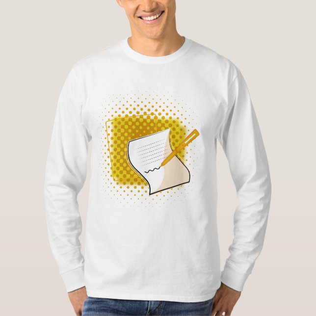 Writing Lover  T-Shirt (Front)