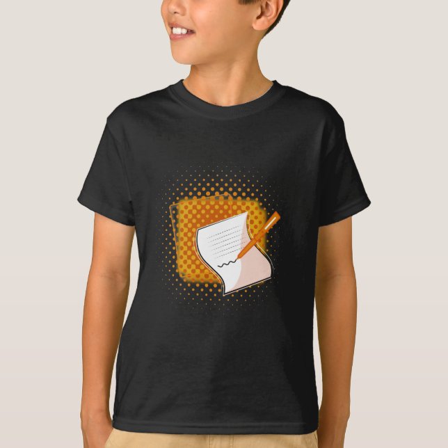 Writing Lover  T-Shirt (Front)