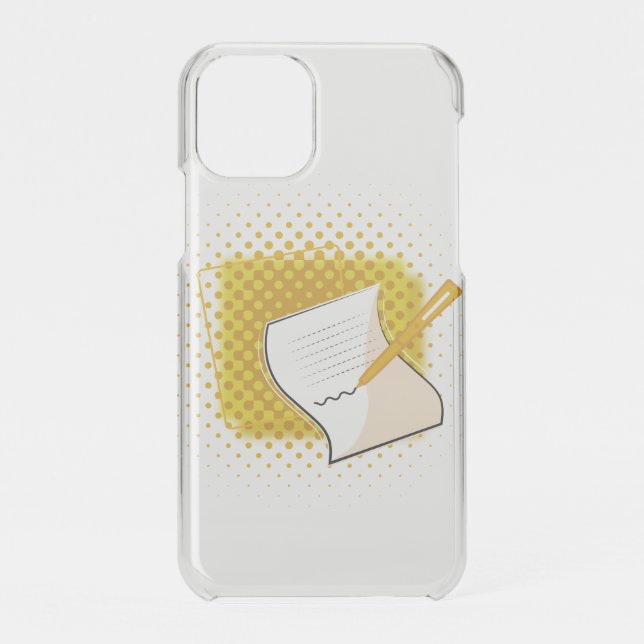 Writing Lover  Uncommon iPhone Case (Back)