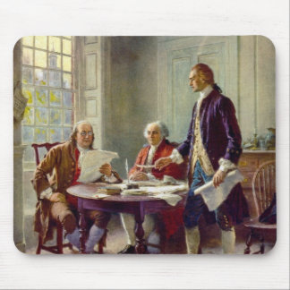 Writing of the Declaration of Independence Mouse Pad
