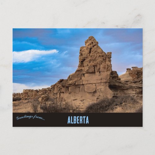 Writing on Stone Provincial Park Alberta Postcard