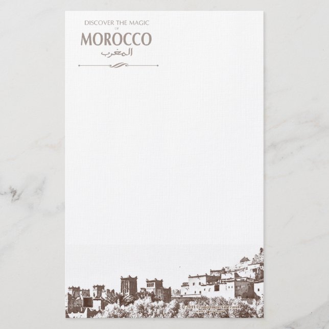 Writing Paper Moroccan Kasbah (Front)