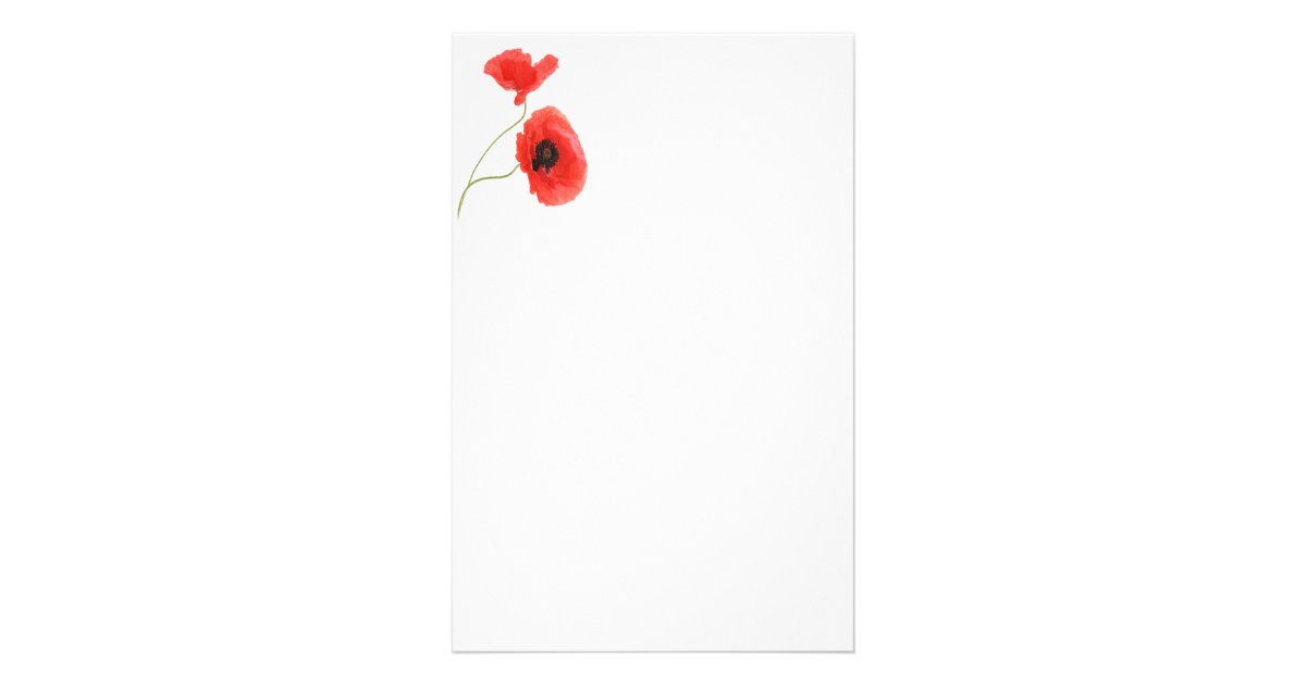 poppy writing paper writing paper poppy zazzle poppy writing paper writing paper poppy zazzle