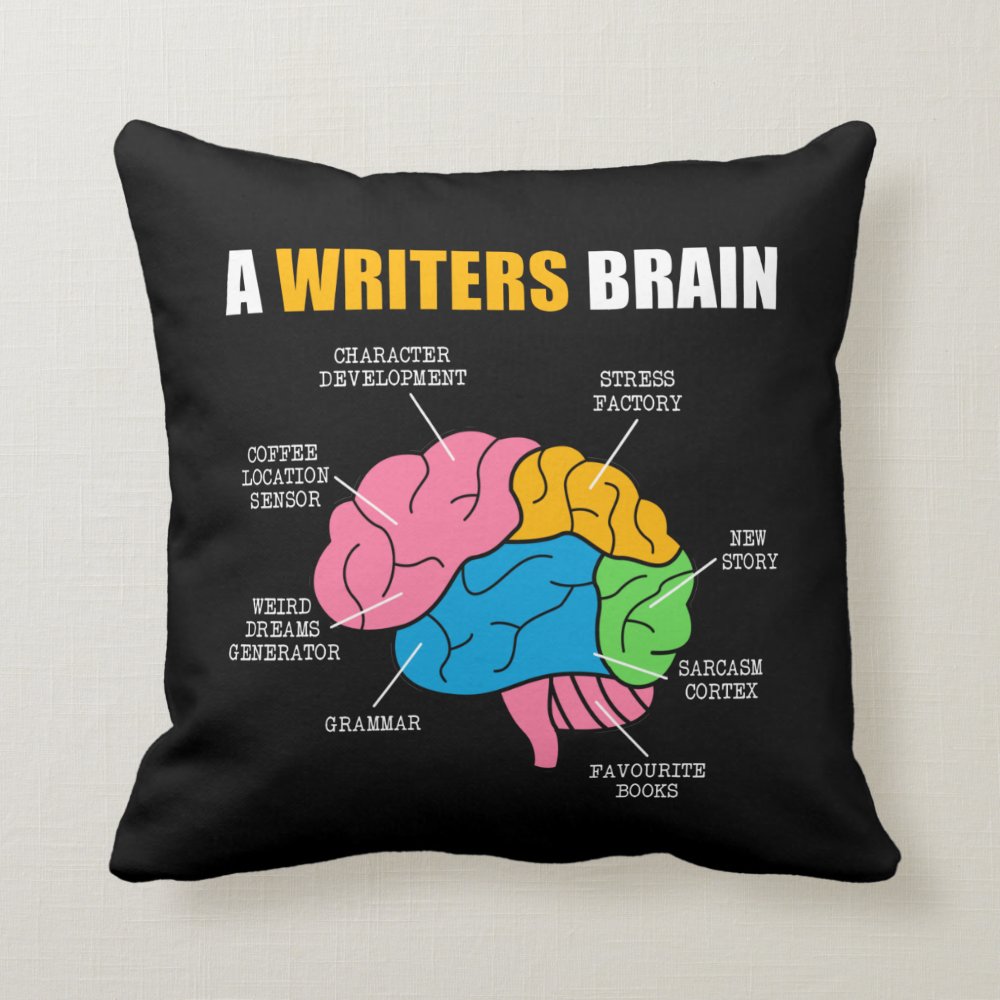 Writing Published Author Book Writer A Writers Throw Pillow