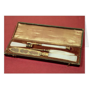 Writing set given to his wife, Eveline Hanska