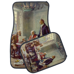 Writing the Declaration of Independence (USA) Car Floor Mat