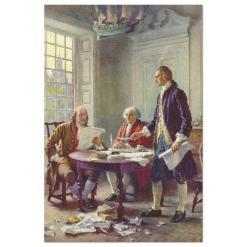 Writing the Declaration of Independence USA Tissue Paper