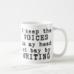 Writing/voices Mug at Zazzle