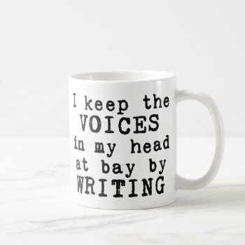 Writing/voices Mug by WritersBloq at Zazzle