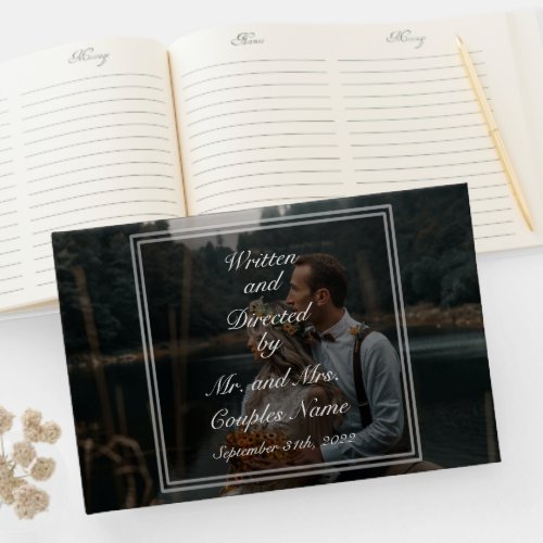 Written and directed by Wedding guest book