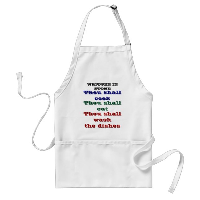 Written In Stone Standard Apron (Front)