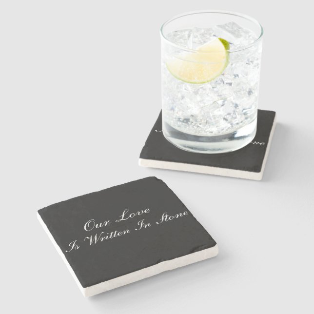 Written in Stone-Stone Coaster (Side)