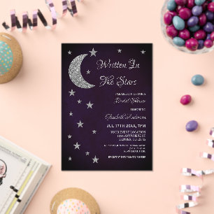 Written In The Stars Bridal Shower Acrylic Invitations