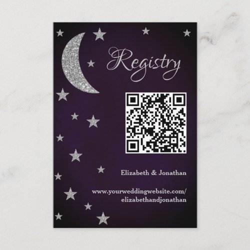 Written In The Stars Bridal Shower Enclosure Card