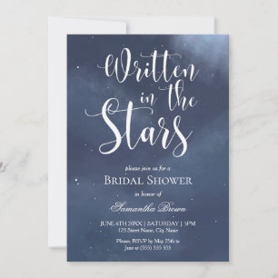 Written in the Stars Bridal Shower Invitation