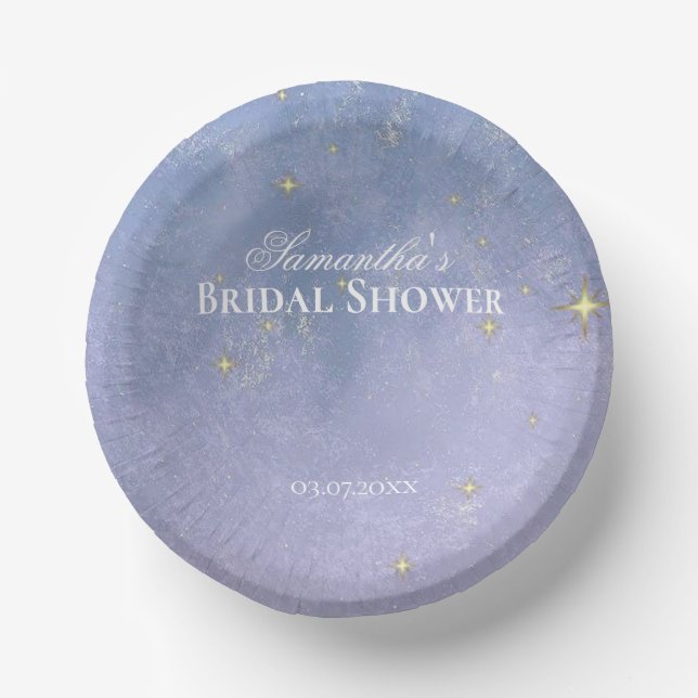 Written in the Stars Bridal Shower Paper Bowls (Front)