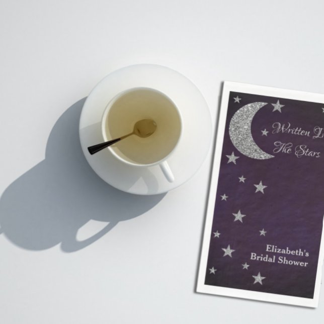 Written In The Stars Bridal Shower Paper Guest Towels (Creator Uploaded)