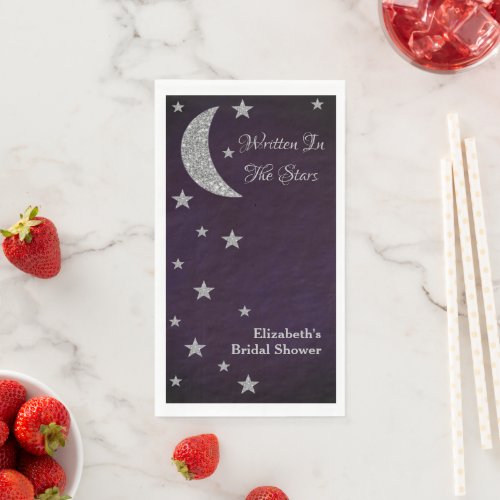 Written In The Stars Bridal Shower Paper Guest Towels