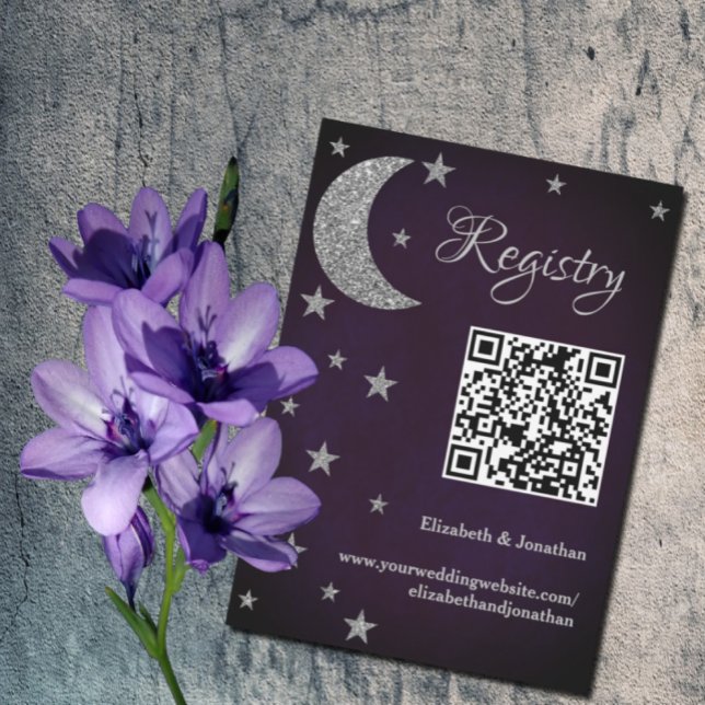 Written In The Stars Bridal Shower Registry Enclosure Card (Creator Uploaded)