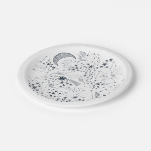 Written in the Stars Constellation Paper Plates
