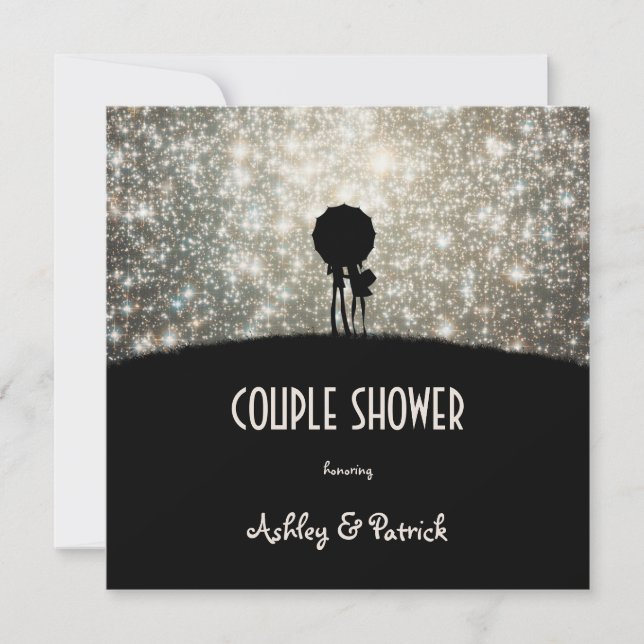 Written in the Stars Couple Shower Invitation (Front)
