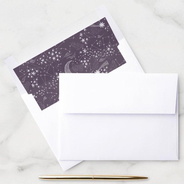Written in the Stars Couples' Baby Shower Envelope Liner (Desk)