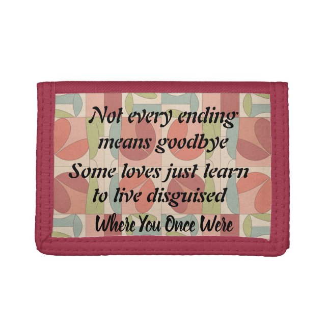 Written in the Stars, Enduring Love, video version Trifold Wallet (Front)