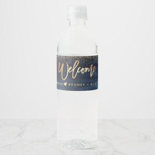 Written in the Stars event Welcome Water Bottle Label