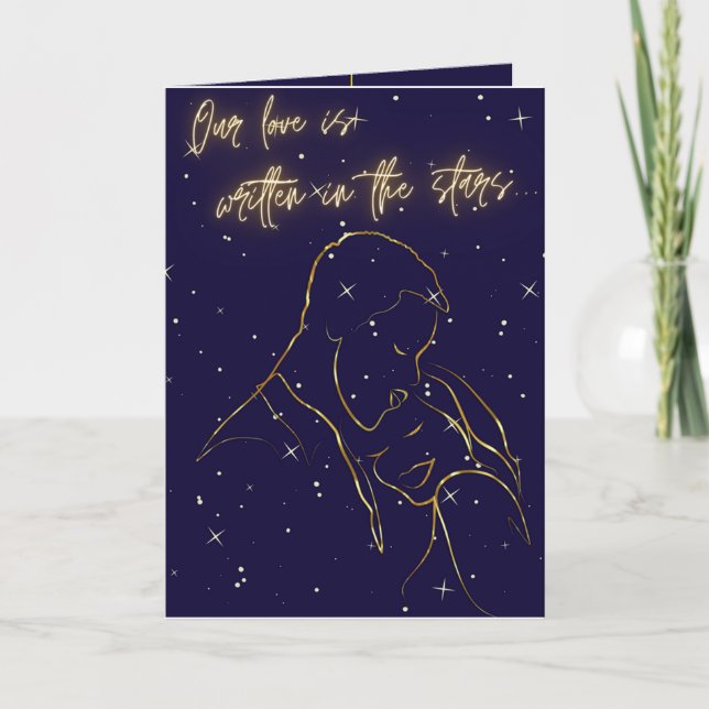 Written In the Stars Love Card (Front)