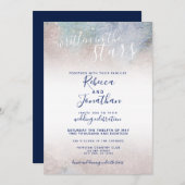 Written in the Stars Starry Night Wedding Invitation (Front/Back)