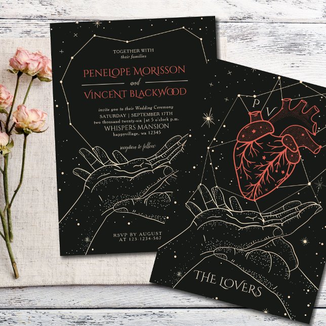 Written in the Stars | Tarot Wedding Invitation (Creator Uploaded)