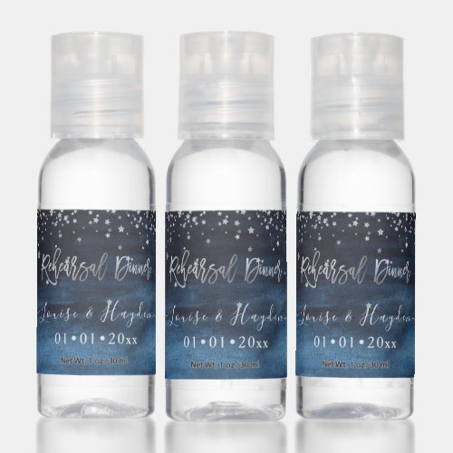 Written in the Stars Watercolor Mid Night Sky Hand Sanitizer