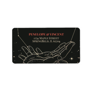 Written in the Stars Wedding Label