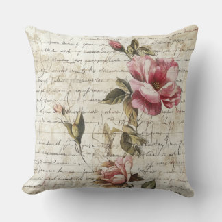 Written Roses Pillow