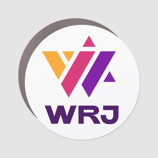 WRJ Car Magnet (Front)