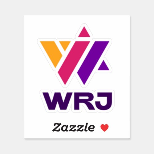 WRJ Laptop Sticker
