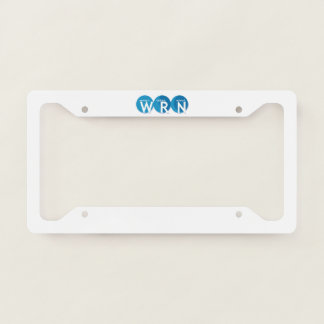 WRN license plate frame