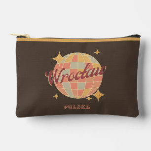 Wroclaw City Poland Retro Vintage gift Accessory Pouch