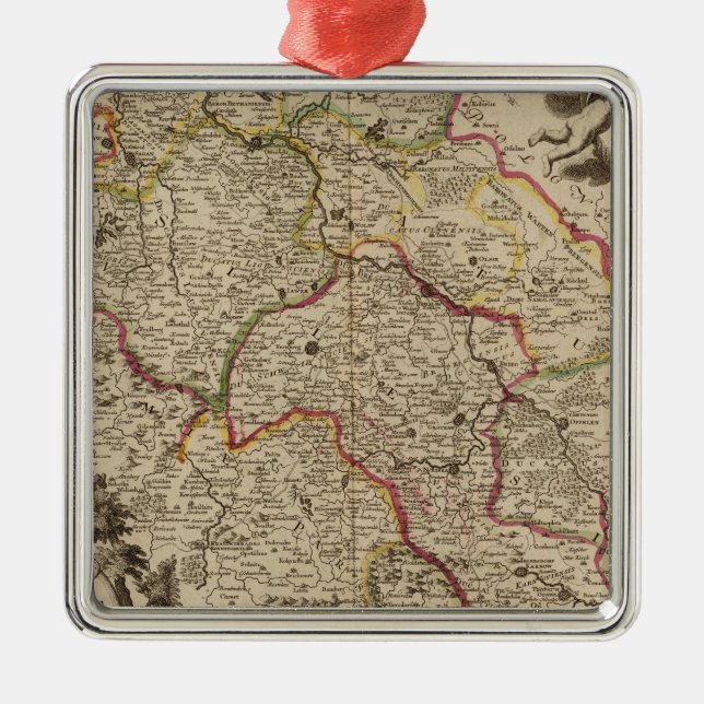 Wroclaw Poland Metal Ornament (Front)