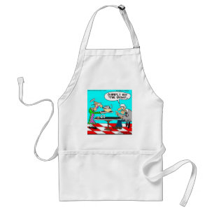 Wrong Coffee Funny Cow Cartoon Gifts & Tees Adult Apron