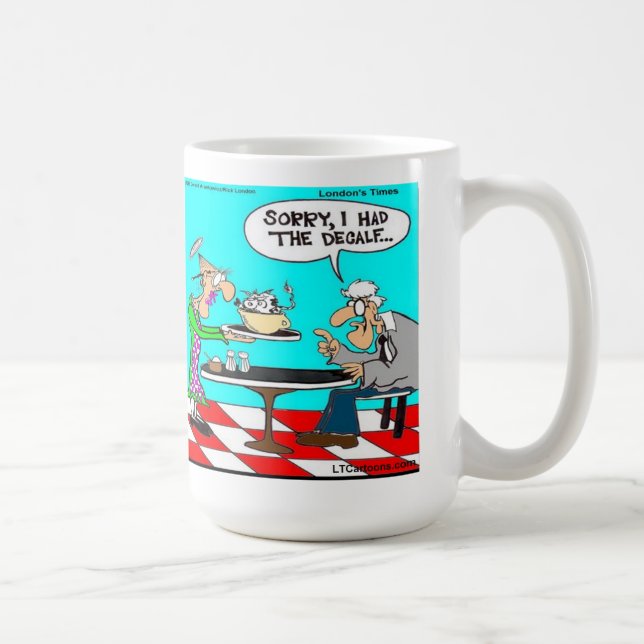 Wrong Coffee Funny Cow Cartoon Gifts & Tees Mug (Right)