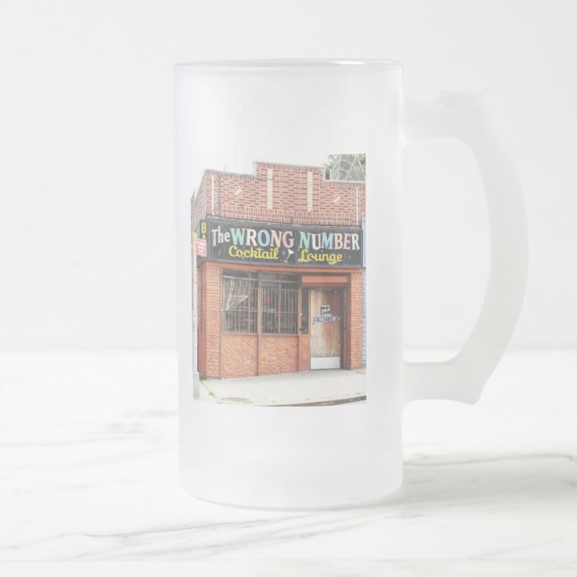 Wrong Number Frosted Mug (Right)